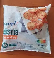 Mängden socker i Röstis aux lardons