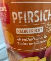Mängden socker i Pfirsiche ohne Zuckerzusatz