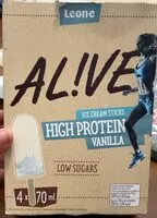 Mängden socker i Alive