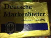 Mängden socker i Deutsche Markenbutter