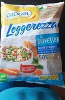 Mängden socker i Leggerezza Orogel Il benessere minestrone