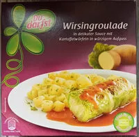 Mängden socker i Wirsingroulade