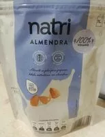 Mängden socker i Natri Almendra