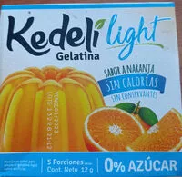 Mängden socker i Kedeli Light Sabor a Naranja