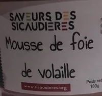 Mängden socker i Mousse de foie de volaille
