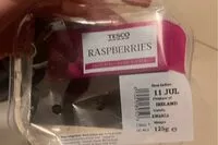 Mängden socker i Raspberries