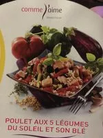 Mängden socker i Poulet aux 5 légumes du soleil et son blé