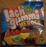 Mängden socker i Lachgummi Heroes
