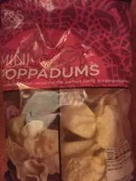 Mängden socker i Mini poppadums 