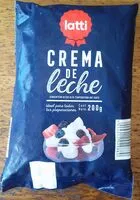 Mängden socker i Crema de Leche