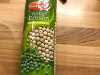 Mängden socker i Grüne Erbsen