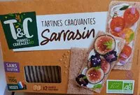Mängden socker i Tartines craquantes SARRASIN