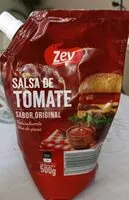 Mängden socker i Salsa de Tomate