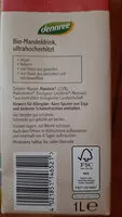 Mängden socker i Mandelmilch