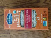 Mängden socker i Red rice & quinoa thin stackers