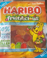 Mängden socker i Fruitilicious