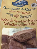 Mängden socker i Canistrelli de Corse aux noisettes