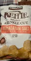 Mängden socker i Kettle brand kindle cut Himalayan salt potato ckips