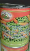 Mängden socker i petits pois très fins et carottes à l'étuvée