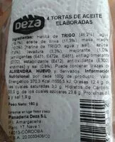 Mängden socker i Tortas de aceite