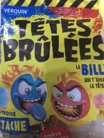 Mängden socker i Têtes Brulées