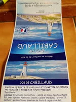 Mängden socker i dos de cabillaud