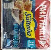 Mängden socker i tapas para empanada hojaldrada
