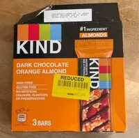 Mängden socker i Kind chocolate and orange