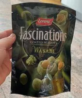 Mängden socker i Fascinations coated peanuts wasabi