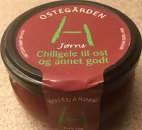Mängden socker i Jørns Chiligele til ost og annet godt