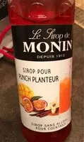 Mängden socker i Sirop punch planteur