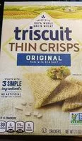 Mängden socker i Triscuit Thin Crisps Original