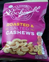 Mängden socker i Roasted & Salted Cashews