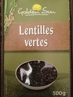 Mängden socker i Lentilles vertes - Golden Sun - 500 g