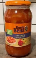 Mängden socker i Uncle Ben’s süß sauer