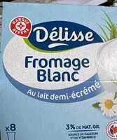 Mängden socker i Fromage blanc