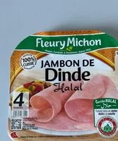 Mängden socker i Jambon dinde halal