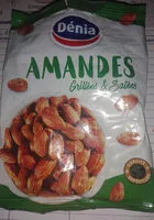 Mängden socker i Amandes grillées et salées