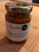 Mängden socker i Moutarde à l'ancienne au safran de montauban