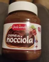 Mängden socker i Crema alla nocciola