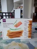 Mängden socker i Melba Toast Plain