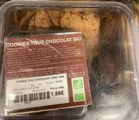Mängden socker i Cookie tout chocolat bio