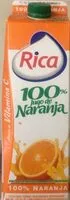 Mängden socker i Rica 100% jugo de naranja