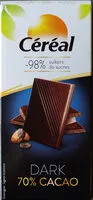 Mängden socker i DARK 70% CACAO