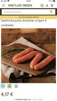 Mängden socker i salchichas de pollo