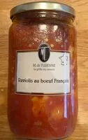 Mängden socker i Raviolis au boeuf français