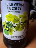 Mängden socker i huile vierge de colza