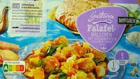 Mängden socker i Falafel-Bällchen mit Süsskartoffeln in Tomatensauce