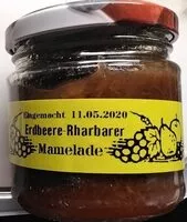 Mängden socker i Erdbeere-Rhabarber-Marmelade