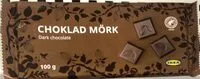 Mängden socker i Choklad mork